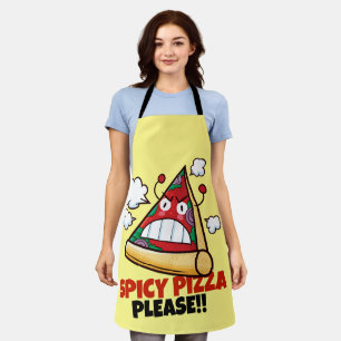  Spicy Pizza alsjeblieft!! Schort