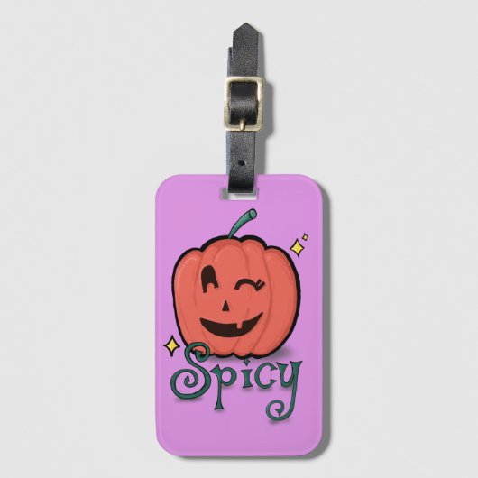 Spicy Pumpkin Spice Bagagelabel (Voorkant (verticaal))