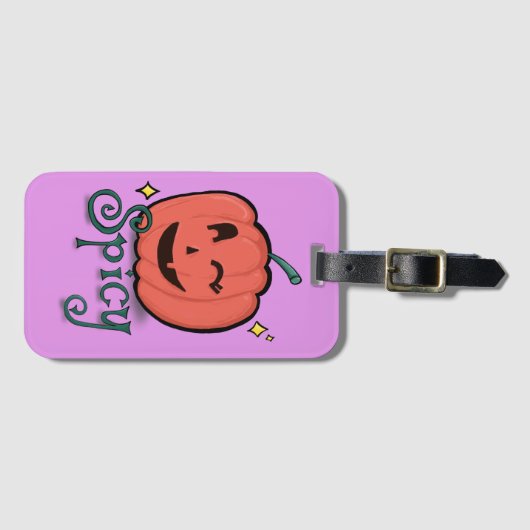 Spicy Pumpkin Spice Bagagelabel (Voorkant (horizontaal))