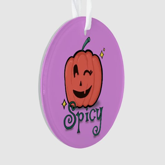Spicy Pumpkin Spice Ornament (voorkant)