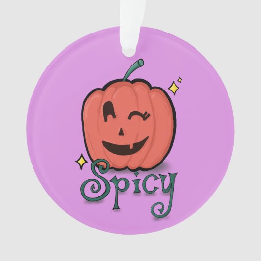 Spicy Pumpkin Spice Ornament (voorkant)