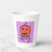 Spicy Pumpkin Spice Papieren Bekers (Voorkant)