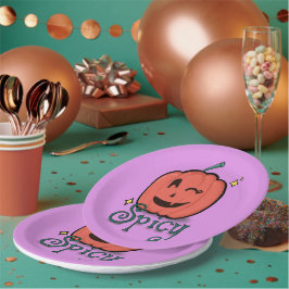 Spicy Pumpkin Spice Papieren Bordje