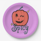 Spicy Pumpkin Spice Papieren Bordje (Voorkant)