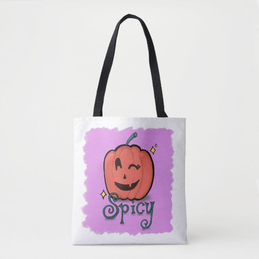 Spicy Pumpkin Spice Tote Bag (Voorkant)