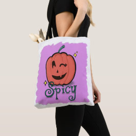 Spicy Pumpkin Spice Tote Bag