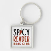 Spicy Reader Boekclub Chilli Cadeau Sleutelhanger (Voorkant)