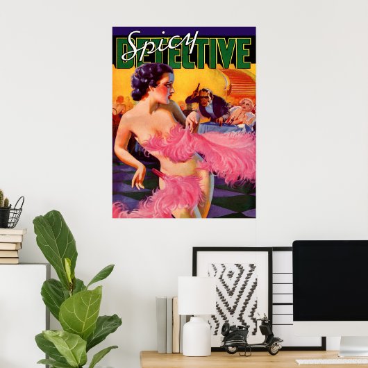 Spicy rechercheur poster (Thuiskantoor)