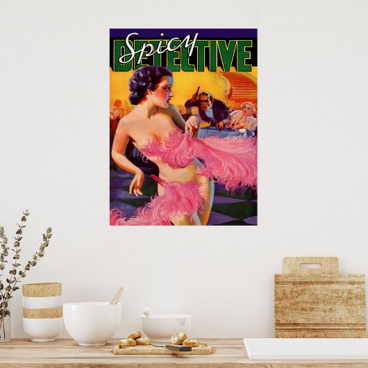 Spicy rechercheur poster (Keuken)