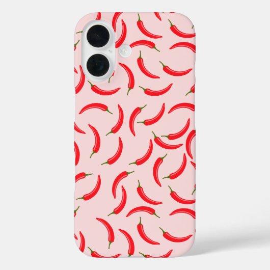 Spicy Red Chili Pattern Case-Mate iPhone Case (Achterkant)
