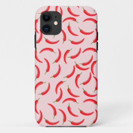 Spicy Red Chili Pattern Case-Mate iPhone Case