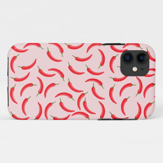 Spicy Red Chili Pattern Case-Mate iPhone Case (Achterkant (horizontaal))
