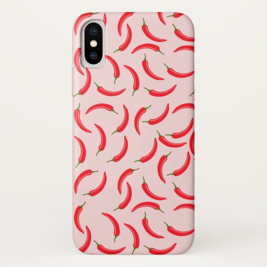 Spicy Red Chili Pattern Case-Mate iPhone Case (Achterkant)
