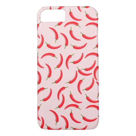 Spicy Red Chili Pattern Case-Mate iPhone Case (Achterkant)