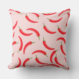 Spicy Red Chili Pattern Kussen