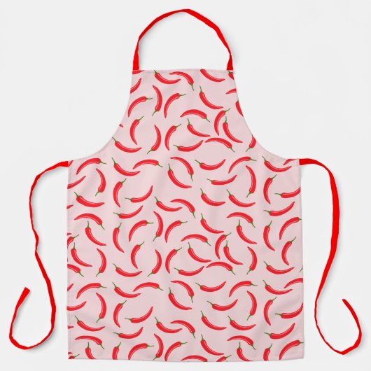 Spicy Red Chili Pattern Schort (Voorkant)