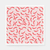 Spicy Red Chili Pattern Servet (Voorkant)