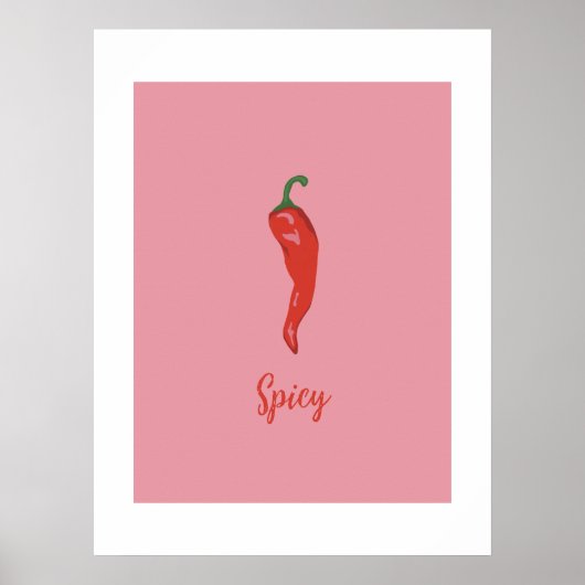 Spicy Red Pepper Poster (Voorkant)