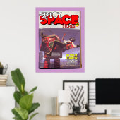 Spicy Space Stories Fake Pulp Hoesje Print (Thuiskantoor)