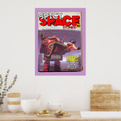 Spicy Space Stories Fake Pulp Hoesje Print (Keuken)
