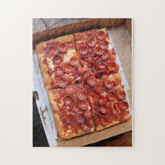 Spicy Square Pie Puzzle door Grubshots Legpuzzel (Verticaal)