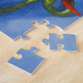 Spicy Stilleven met paprika en knoflook Legpuzzel (Zijkant)