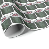 Spicy Tuna Roll Japans restaurant Food Sushi Cadeaupapier (Rol Hoek)