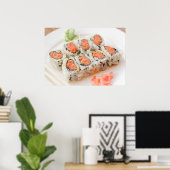 Spicy Tuna Roll Sushi Poster (Thuiskantoor)