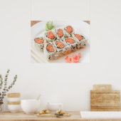 Spicy Tuna Roll Sushi Poster (Keuken)