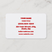 SPICY VISITEKAARTJE (Achterkant)