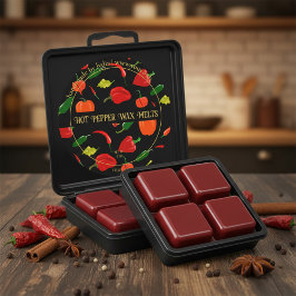 Spicy Warm Scent Handmade Wax Melts Ronde Sticker