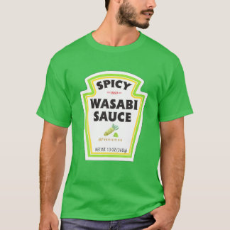 Spicy Wasabi Sauce Halloween Costume Matching Coup T-shirt