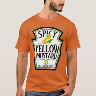 Spicy Yellow Mustard Halloween Costume  T-shirt