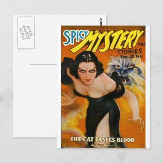 spicymysterie briefkaart (Voorkant / Achterkant)