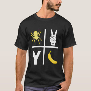 Spider 2 Y Banana Football Liefhebbers Amerikaans  T-shirt