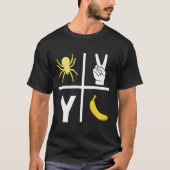 Spider 2 Y Banana Football Liefhebbers Amerikaans  T-shirt (Voorkant)