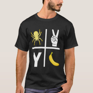 Spider 2 Y Banana Football Liefhebbers Amerikaans T-shirt