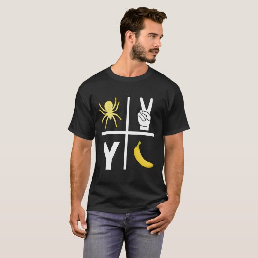 Spider 2 Y Banana Football Liefhebbers Amerikaans  T-shirt (Voorkant volledig)