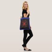 Spider Art Canvas tas - Vet en uniek ontwerp (Op model)