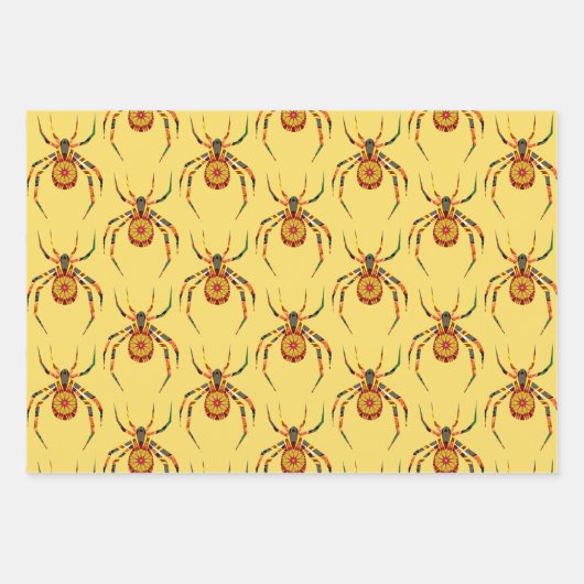 Spider Art Wrapping Craft Paper (Voorkant)