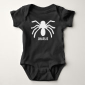 Spider Baby's eerste Halloween Baby Bodysuit (Voorkant)