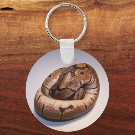 Spider Ball Python-Sleutelhanger Sleutelhanger (Voorkant)