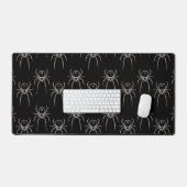 Spider - Bat Black en Bone White Bureaumat (Keyboard & Muis)