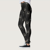 Spider - Bat Black en Bone White Leggings (Links)