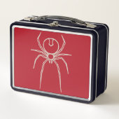 Spider - Bloed rood en bot wit (Voorkant)