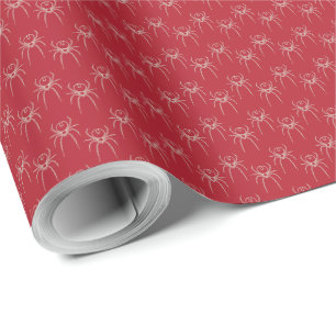 Spider - Bloed rood en bot wit Cadeaupapier