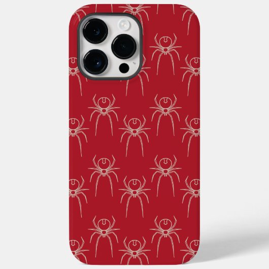 Spider - Bloed rood en bot wit Case-Mate iPhone Case (Achterkant)