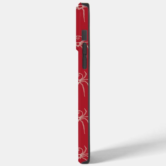 Spider - Bloed rood en bot wit Case-Mate iPhone Case (Achterkant / Links)