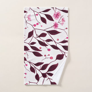 Spider Bloem Roze Knoppen & Bladeren Handdoek