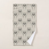 Spider - Bone White en Bat Black Bad Handdoek (Handdoek)